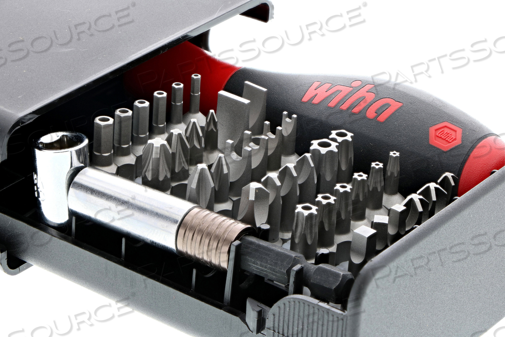 39 PIECE COLLECTOR SECURITY BIT AND MAGNETIC BIT HOLDER SET by Wiha Tools 39 PIECE COLLECTOR SECURITY BIT AND MAGNETIC BIT HOLDER SET by Wiha Tools