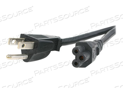 3FT LAPTOP POWER CORD NEMA 5-15P TO IEC C5 AC POWER CORD FOR MOST NOTEBOOKS PO by StarTech.com Ltd.