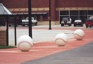 BOLLARD BASEBALL 36IN.LX36IN.WX36IN.H by Wausau Tile