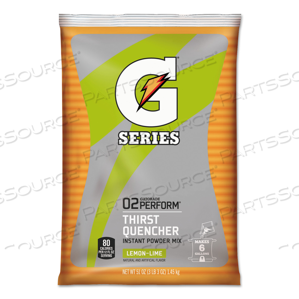 ORIGINAL POWDERED DRINK MIX, LEMON-LIME, 51OZ PACKETS by Gatorade