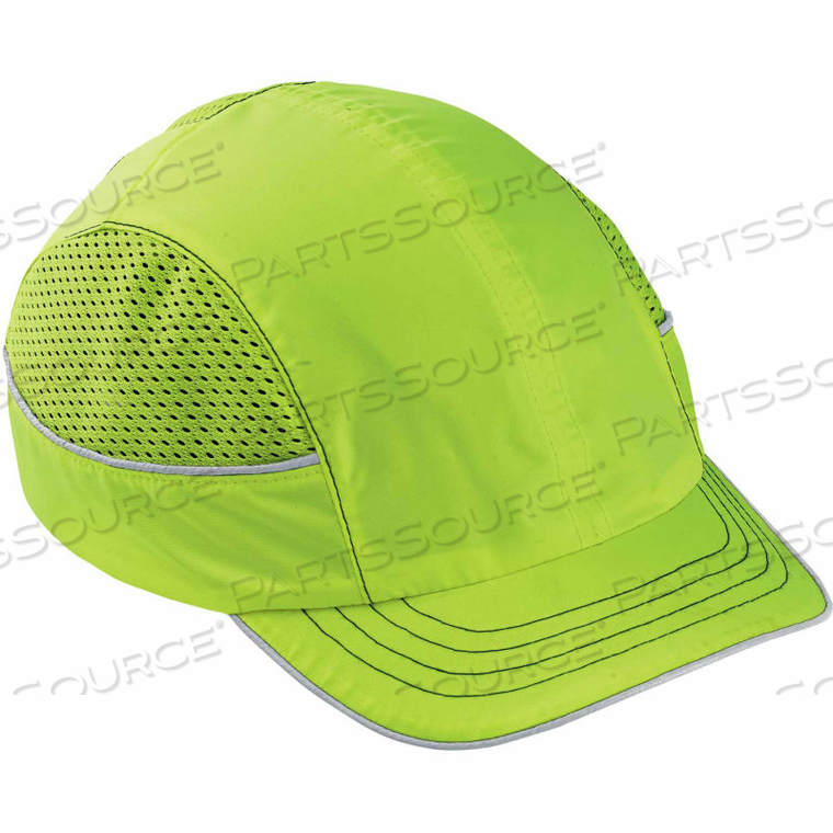 SKULLERZ 8950 BUMP CAP, LIME, SHORT BRIM, ONE SIZE by Ergodyne SKULLERZ 8950 BUMP CAP, LIME, SHORT BRIM, ONE SIZE by Ergodyne
