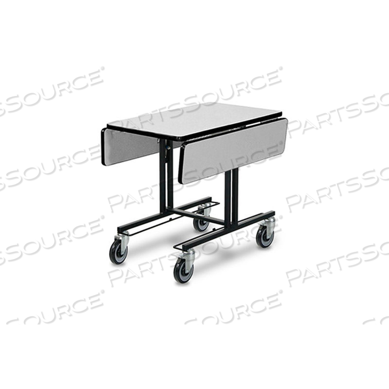 4970-WDS - ROOM SERVICE TABLE, RECTANGULAR TABLETOP by Forbes Industries