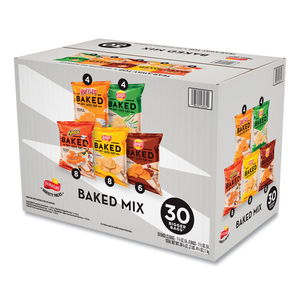 BAKED VARIETY PACK, BBQ/CRUNCHY/CHEDDAR AND SOUR CREAM/CLASSIC/SOUR CREAM AND ONION, 30/BOX by Frito-Lay