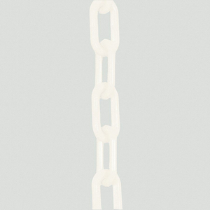 E1226 PLASTIC CHAIN 3 IN X 300 FT WHITE by Mr. Chain