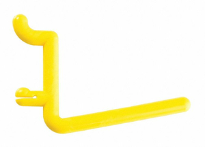 LOCKING PEGBOARD HOOKS 2IN.L PLASTIC PK8 by Functionaire