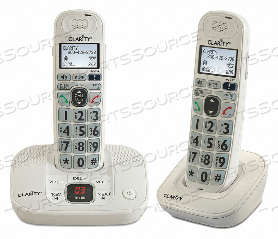 TELEPHONE CORDLESS WHITE by ClearSounds