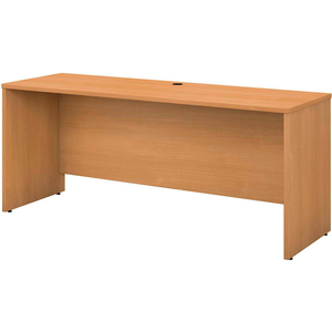 WOOD DESK SHELL WITH BOW FRONT - 72" - LIGHT OAK - SERIES C by Bush Industries