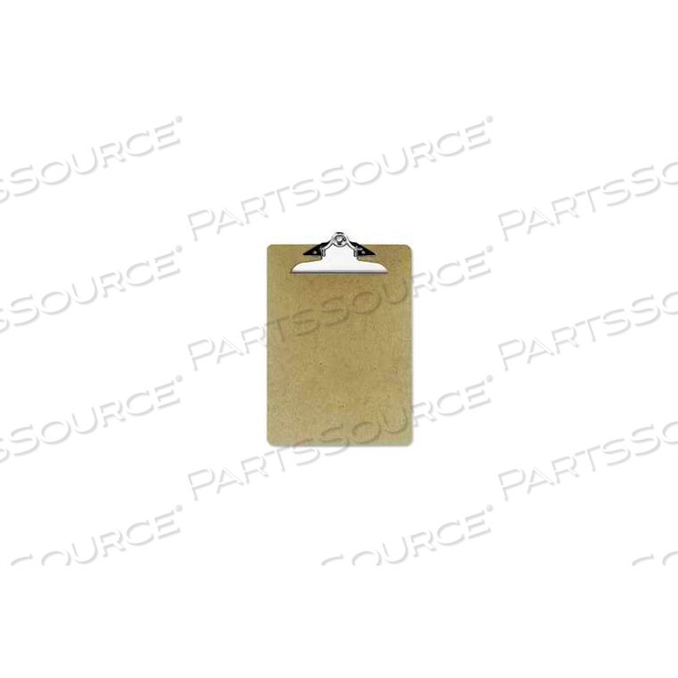 HARDBOARD CLIPBOARD, 9" X 12-1/2", BROWN by Officemate