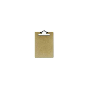 HARDBOARD CLIPBOARD, 9" X 12-1/2", BROWN by Officemate HARDBOARD CLIPBOARD, 9" X 12-1/2", BROWN by Officemate