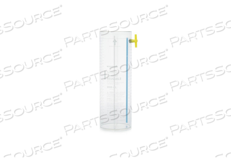 SUCTION CANISTER 3000 ML WITHOUT LID (8 PER CASE) by McKesson