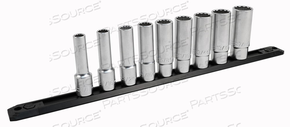 19 PIECE 1/2" DRIVE DEEP SOCKET SET - SAE by Wiha Tools 19 PIECE 1/2" DRIVE DEEP SOCKET SET - SAE by Wiha Tools
