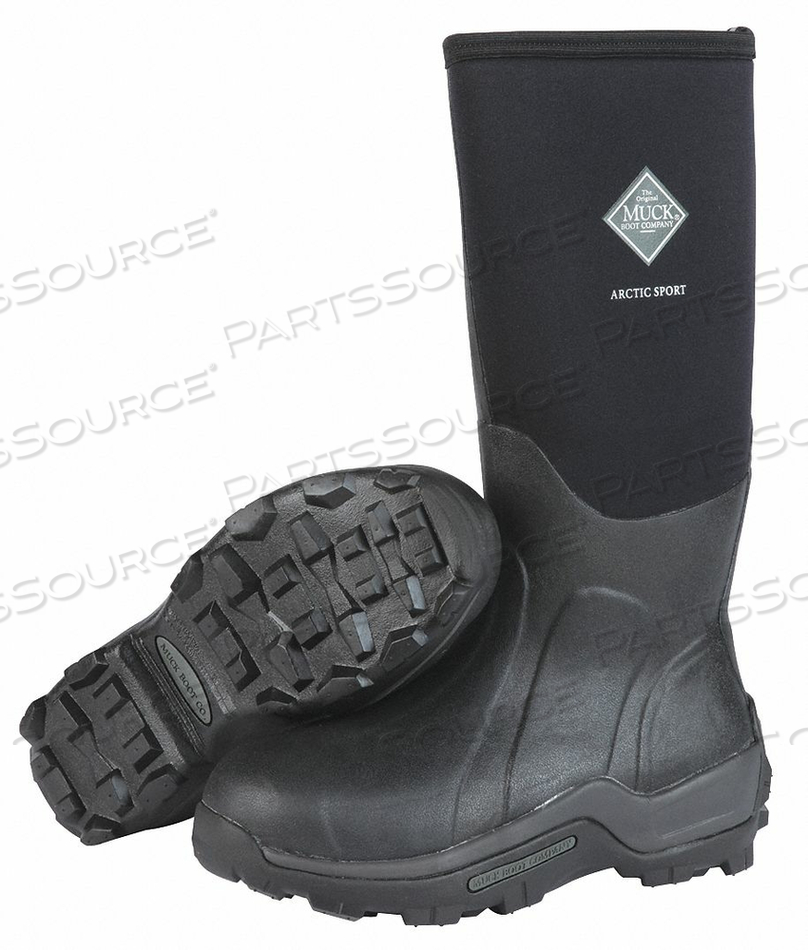 G5149 RUBBER BOOT MEN'S 9 KNEE BLACK PR by Honeywell