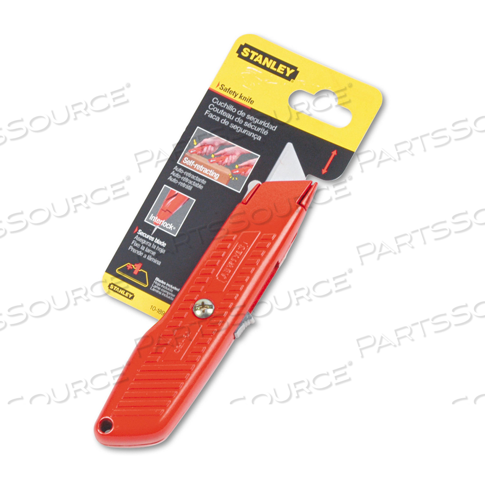 SAFETY KNIFE 5-7/8 IN. ORANGE by Stanley SAFETY KNIFE 5-7/8 IN. ORANGE by Stanley