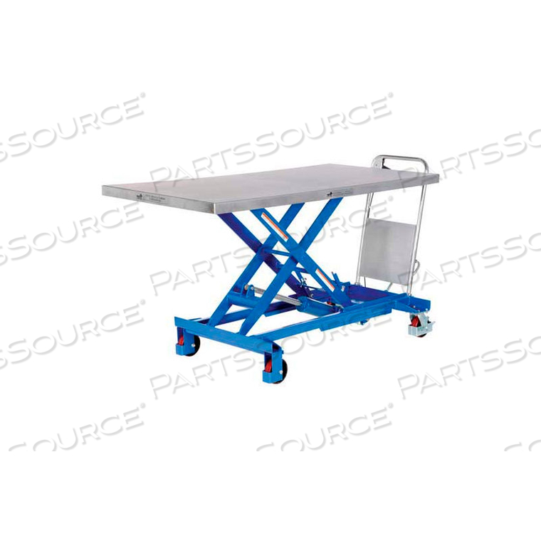 HYDRAULIC ELEVATING CART 63 X 31 1000 LB. CAP. by Vestil Manufacturing Corp.