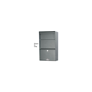 WALL MOUNT VERTICAL STAINLESS LETTER LOCKER MAILBOX by Jayco Industries