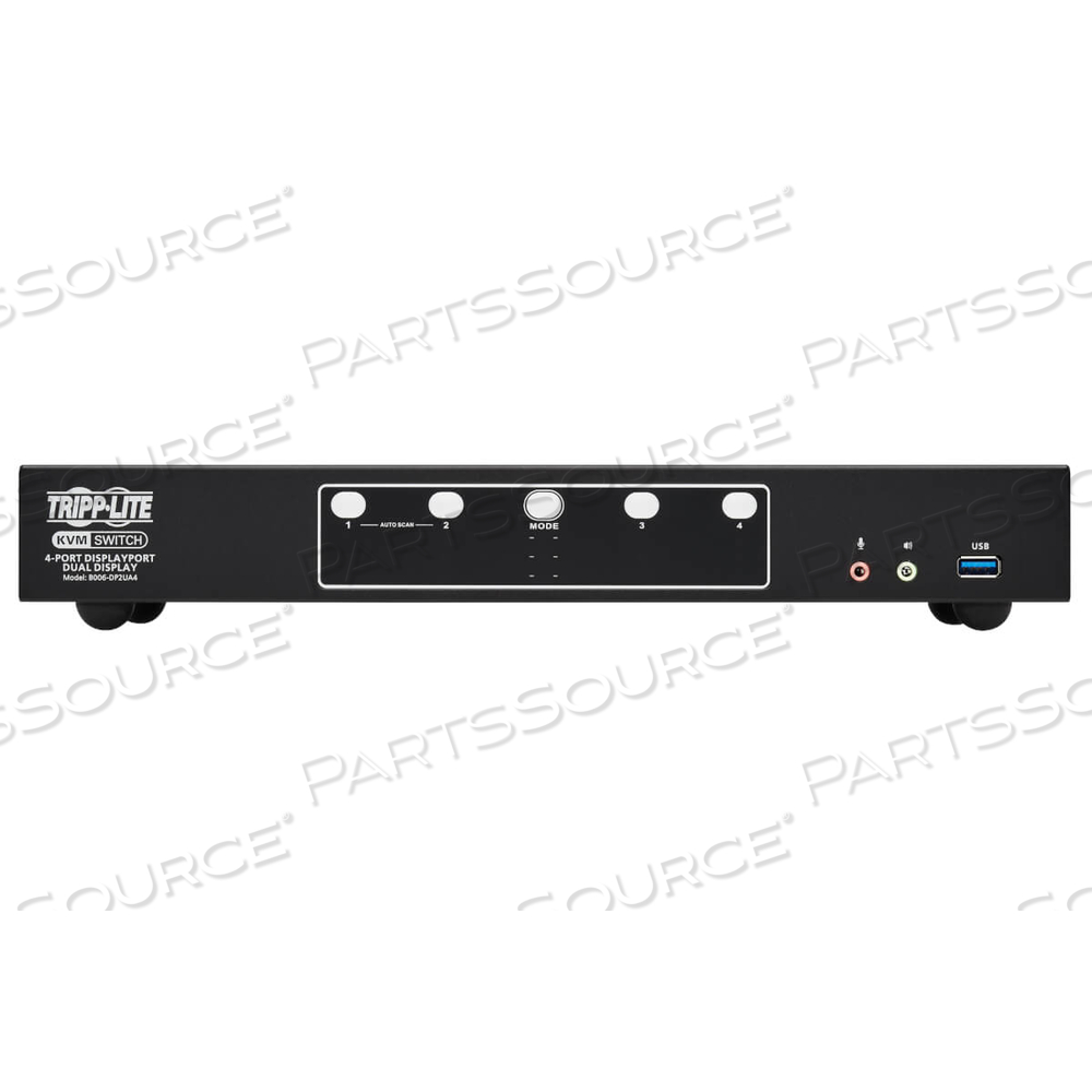 4PT DP DUAL DISP KVM SWITCH by Tripp Lite