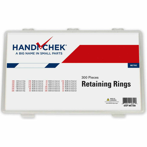 METRIC RETAINING RING SAMPLER ASSORTMENT 300 PIECES by Flint Hills Trading