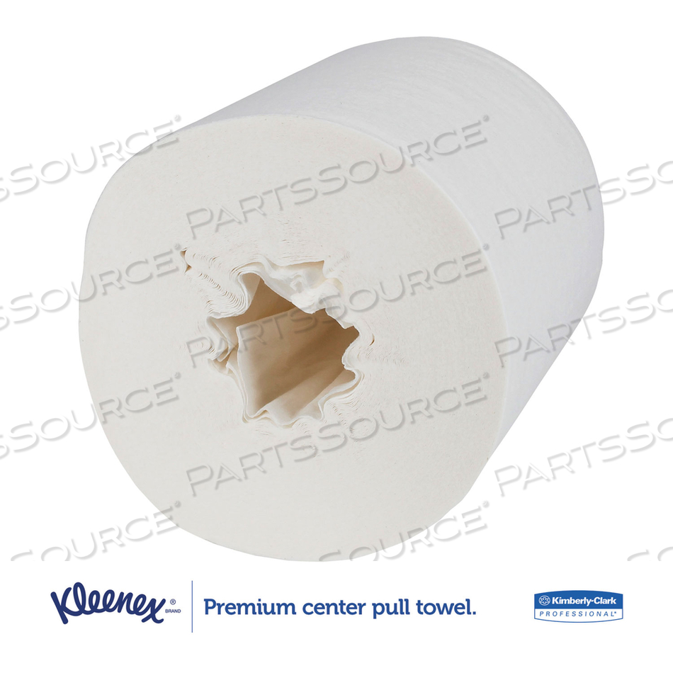 PREMIERE CENTER-PULL TOWELS, PERFORATED, 1-PLY, 8 X 15, WHITE, 250/ROLL by Kleenex
