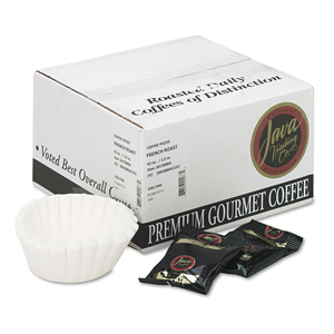 COFFEE PORTION PACKS, 1.5OZ PACKS, FRENCH ROAST, 42/CARTON by Distant Lands Coffee