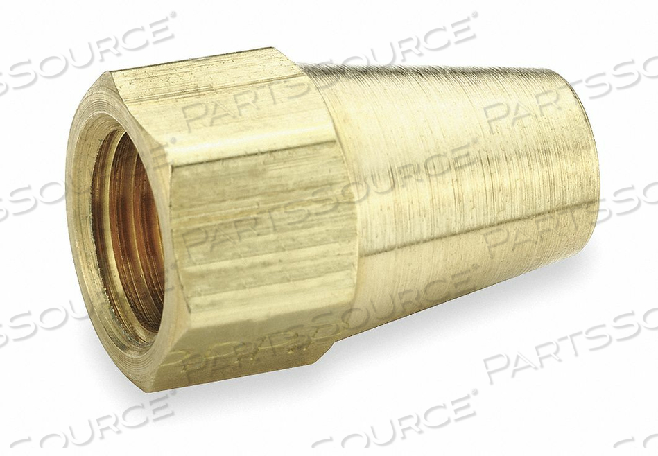 LONG NUT 45 DEG BRASS TUBE 3/8 IN. PK10 by Parker Hannifin Corporation