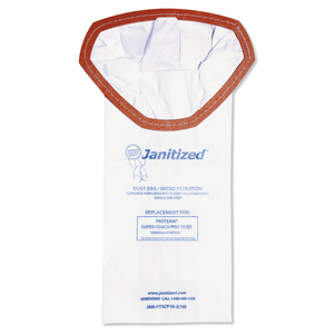 VACUUM FILTER BAGS DESIGNED TO FIT PROTEAM SUPER COACH PRO 10, 100/CARTON by Janitized