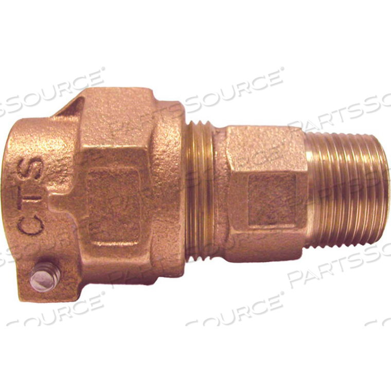 1" T-4300NL NO LEAD BRONZE PACK JOINT (CTS)X MNPT COUPLING 