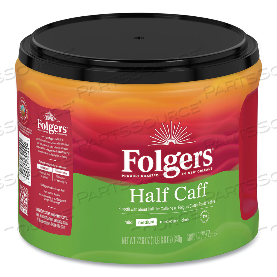 COFFEE, HALF CAFF, 22.6 OZ CANISTER by Folgers