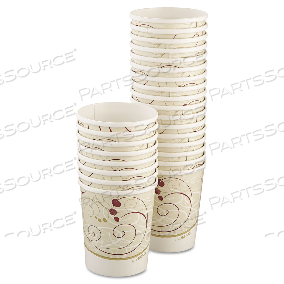 FLEXSTYLE DOUBLE POLY PAPER CONTAINERS, 32 OZ, SYMPHONY DESIGN, PAPER by Solo FLEXSTYLE DOUBLE POLY PAPER CONTAINERS, 32 OZ, SYMPHONY DESIGN, PAPER by Solo