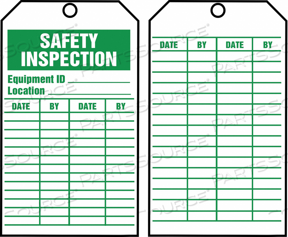 INSPECTION TAG ROLL 6-1/4 X 3 PK100 by Accuform Manufacturing, Inc. INSPECTION TAG ROLL 6-1/4 X 3 PK100 by Accuform Manufacturing, Inc.