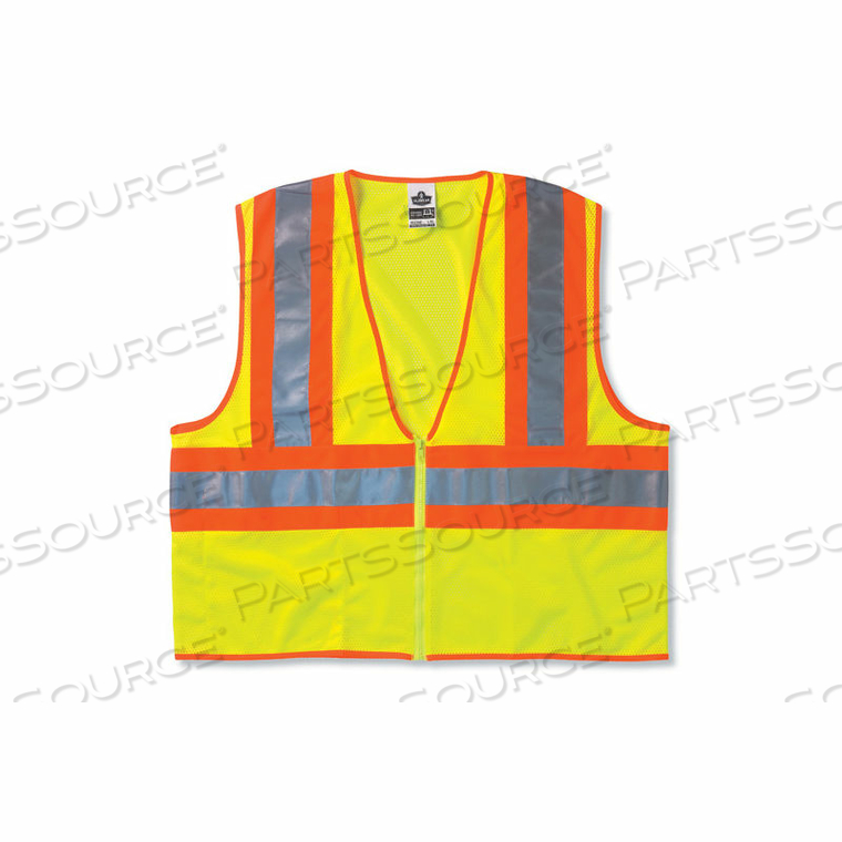 8229Z CLASS 2 ECONOMY TWO-TONE VEST, LIME, 4XL/5XL by Ergodyne 8229Z CLASS 2 ECONOMY TWO-TONE VEST, LIME, 4XL/5XL by Ergodyne