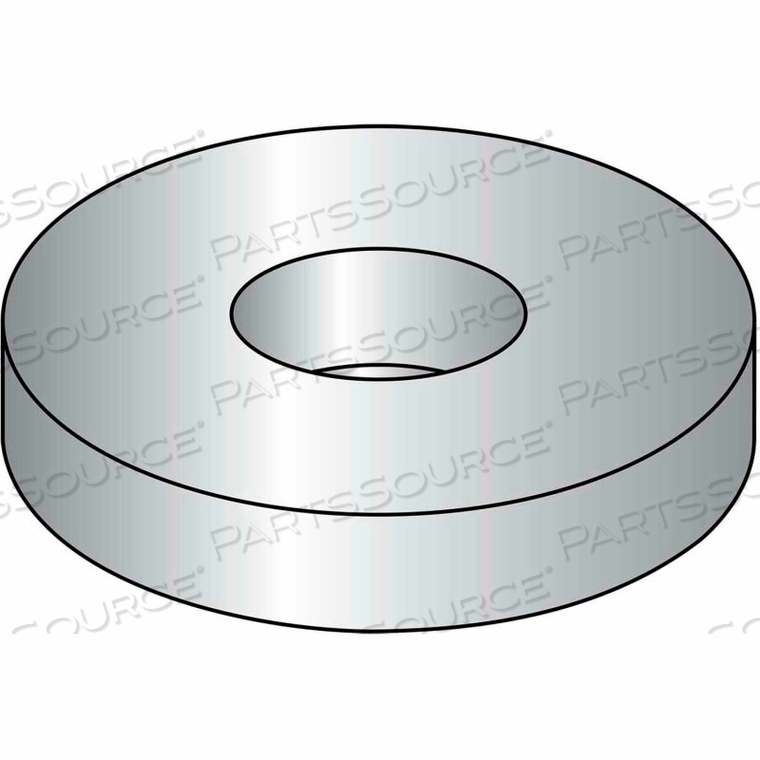 FLAT WASHER - 3/8" X 7/8" X 0.050" - 18-8 (A2) STAINLESS STEEL - PKG OF 100 by Brighton Best