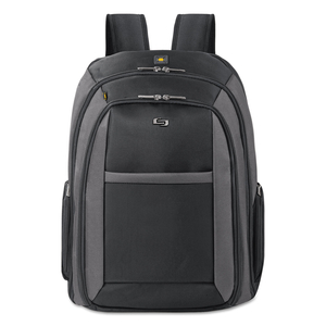 PRO CHECKFAST BACKPACK, FITS DEVICES UP TO 16", BALLISTIC POLYESTER, 13.75 X 6.5 X 17.75, BLACK by Solo