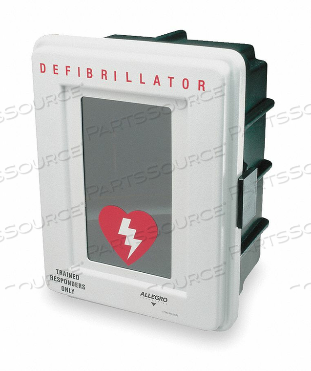 DEFIBRILLATOR STORAGE CABINET WALL MOUNT by Allegro
