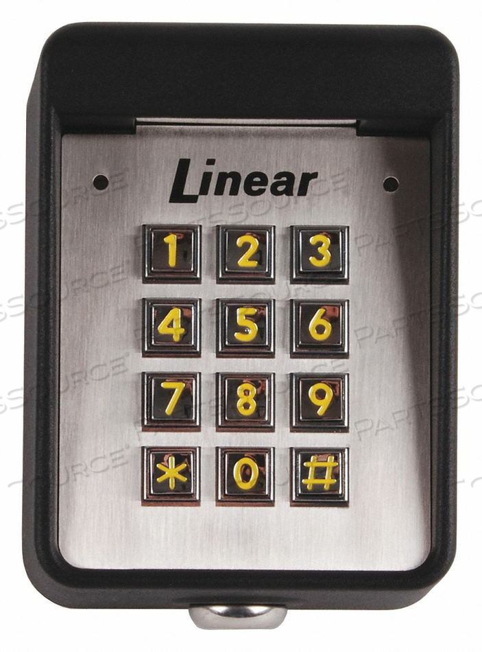 EXTERIOR DIGITAL KEYPAD 5-1/2 H by Linear EXTERIOR DIGITAL KEYPAD 5-1/2 H by Linear