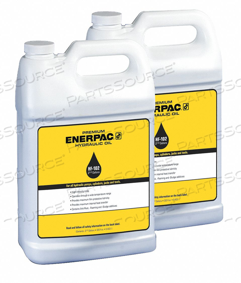 HYDRAULIC OIL 2.5 GAL. PLASTIC PK2 by Enerpac HYDRAULIC OIL 2.5 GAL. PLASTIC PK2 by Enerpac