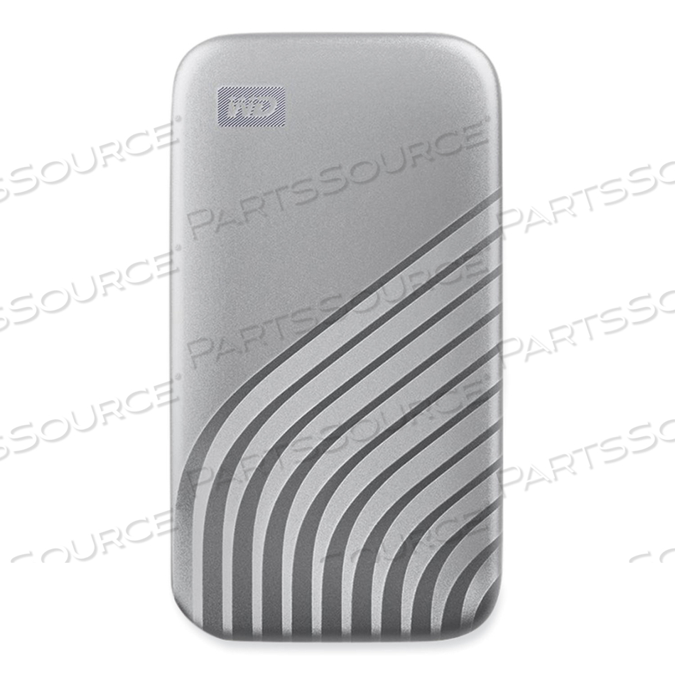 MY PASSPORT EXTERNAL SOLID STATE DRIVE, 1 TB, USB 3.2, SILVER by Western Digital