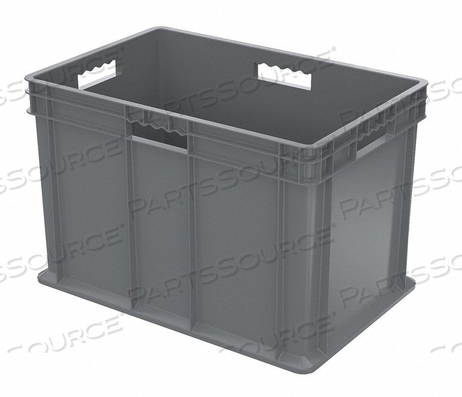CONTAINER 23-3/4 IN L 15-3/4 IN W GRAY by Akro-Mils / Myers Industries, Inc CONTAINER 23-3/4 IN L 15-3/4 IN W GRAY by Akro-Mils / Myers Industries, Inc