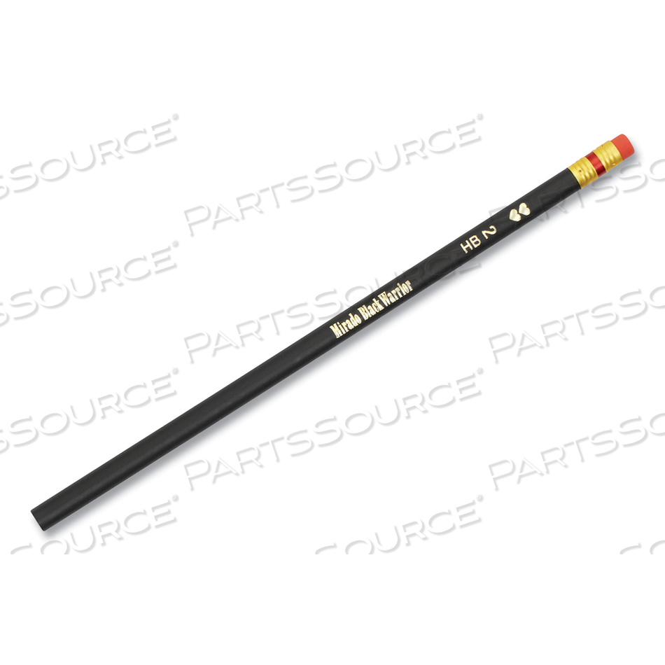 MIRADO BLACK WARRIOR PENCIL, HB (#2), BLACK LEAD, BLACK MATTE BARREL by Paper Mate MIRADO BLACK WARRIOR PENCIL, HB (#2), BLACK LEAD, BLACK MATTE BARREL by Paper Mate