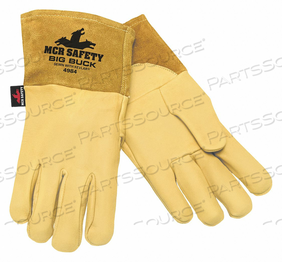 BIG BUCK DEERSKIN MIG TIG WELDER L PK12 by MCR Safety