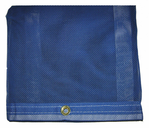 MESH TARP BLUE 8 X 10 FT CUT SIZE by Mauritzon