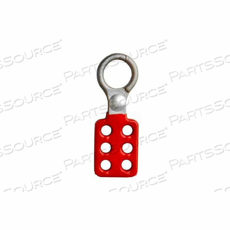 LOCKOUT TAGOUT HASP, 5505, NON-SPARKING, 1" OPENING, RED by Horizon Mfg Enterprises, Inc