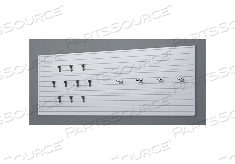 SLATWALL KIT 36 H 96 W WHITE by Flow Wall
