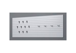 SLATWALL KIT 36 H 96 W WHITE by Flow Wall SLATWALL KIT 36 H 96 W WHITE by Flow Wall