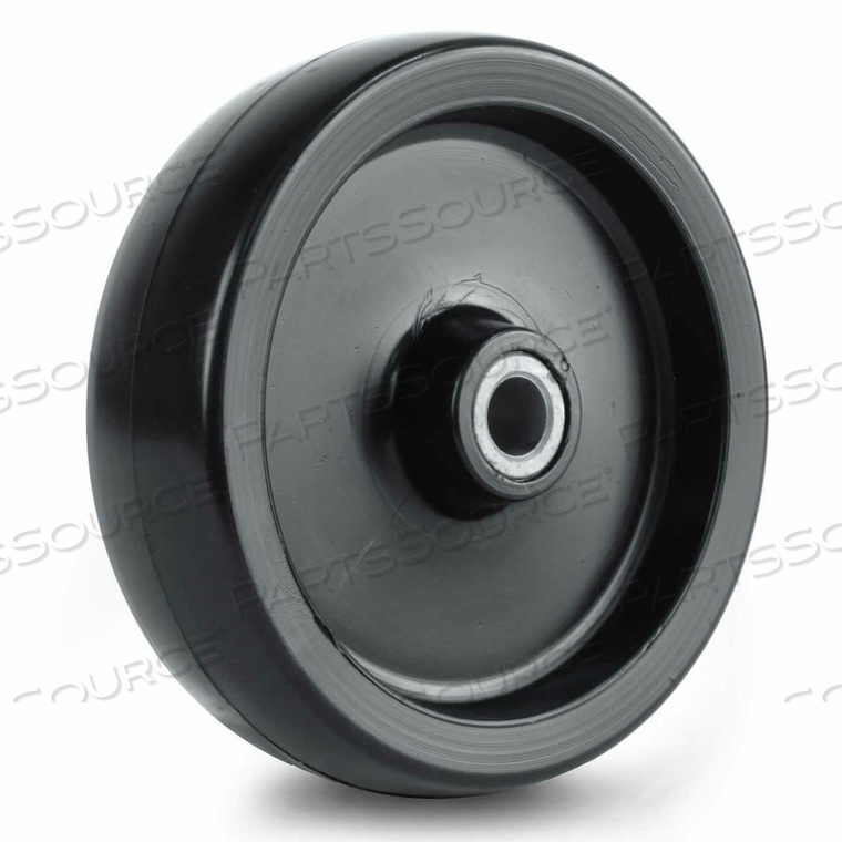 PLASTIC DECK WHEEL - 5 X 1-3/8 - 1-1/2" CENTERED HUB - 1/2" BUSHING 