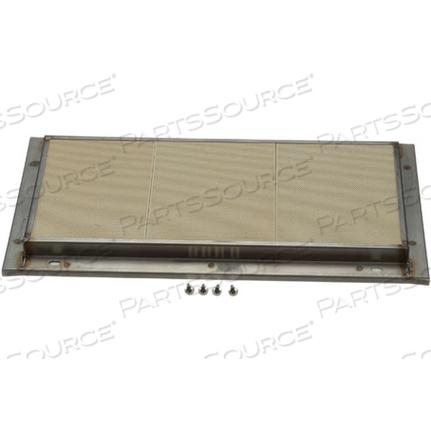 CERAMIC BURNER HEAD 18-1/8" X 9-1/4" STL/CER 