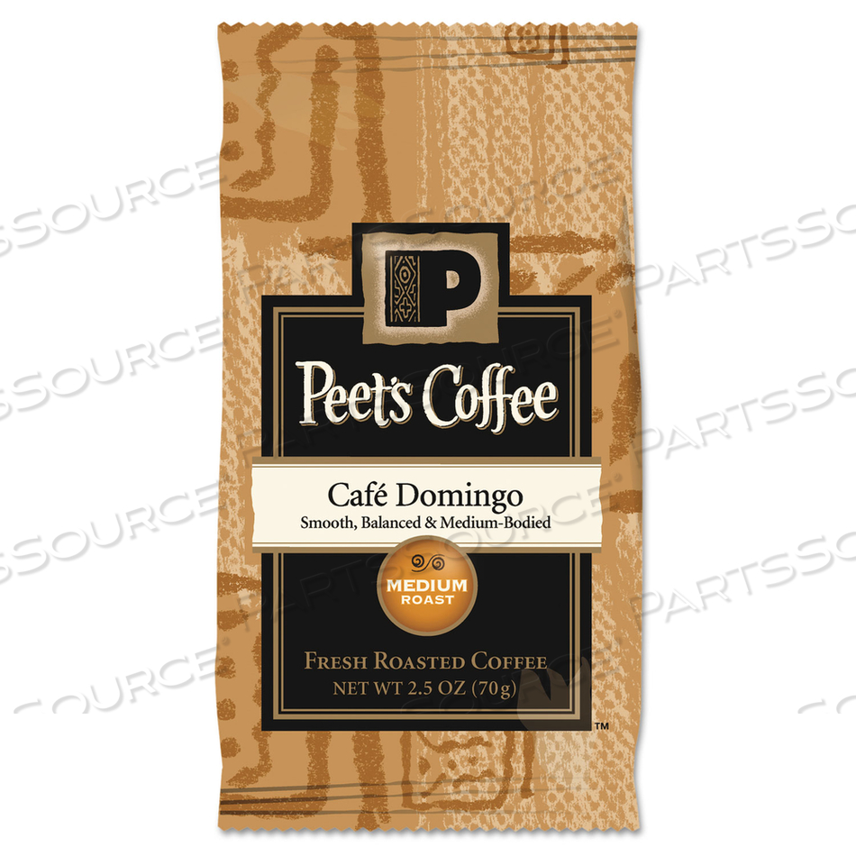 COFFEE PORTION PACKS, CAFE DOMINGO BLEND, 2.5 OZ FRACK PACK by Peet's Coffee & Tea COFFEE PORTION PACKS, CAFE DOMINGO BLEND, 2.5 OZ FRACK PACK by Peet's Coffee & Tea