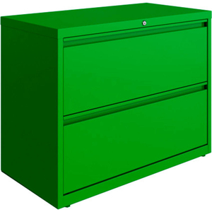 HL10000 SERIES LATERAL FILE 36 WIDE 2-DRAWER - SCREAMIN' GREEN by Hirsh
