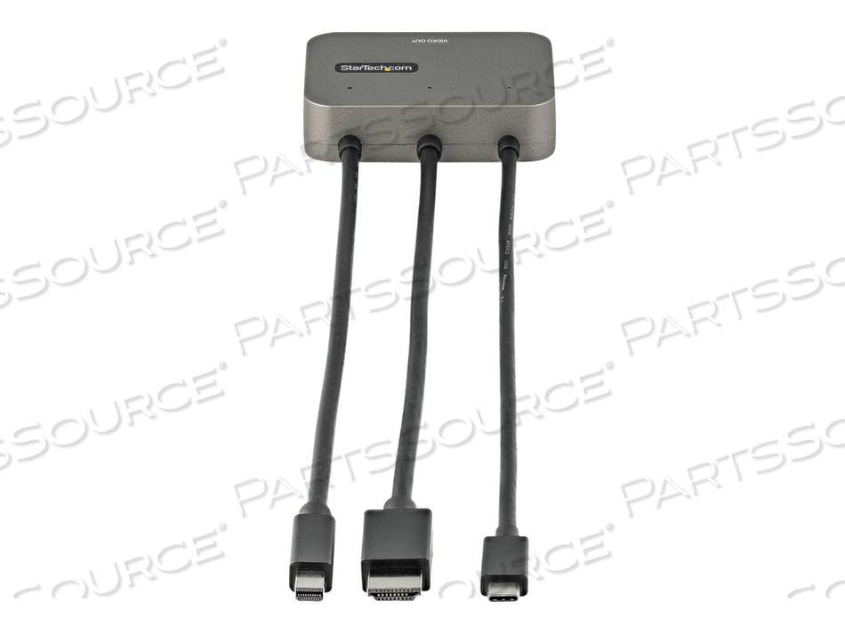 3-IN-1 MULTIPORT TO HDMI ADAPTER, 4K 60HZ USB-C, HDMI OR MINI DISPLAYPORT TO HDMI CONVERTER FOR CONFERENCE ROOM, DIGITAL AV VIDEO ADAPTER TO CONN by StarTech.com Ltd. 3-IN-1 MULTIPORT TO HDMI ADAPTER, 4K 60HZ USB-C, HDMI OR MINI DISPLAYPORT TO HDMI CONVERTER FOR CONFERENCE ROOM, DIGITAL AV VIDEO ADAPTER TO CONN by StarTech.com Ltd.