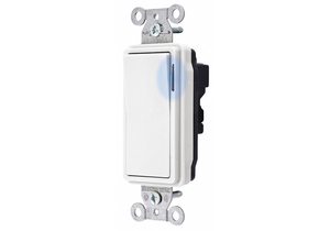 ILLUMINATED WALL SWITCH 3-WAY 20A WHITE by Snapconnect