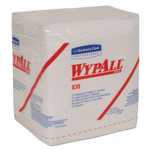 X70 CLOTHS, 1/4 FOLD, 12.5 X 12, WHITE by WypAll